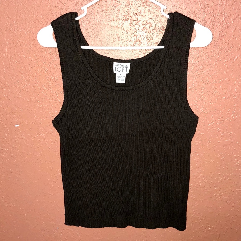 Ann Taylor LOFT | Brown Sweater Tank/Shell